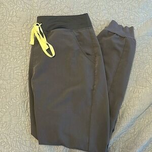 Space Navy wear figs scrub bottoms